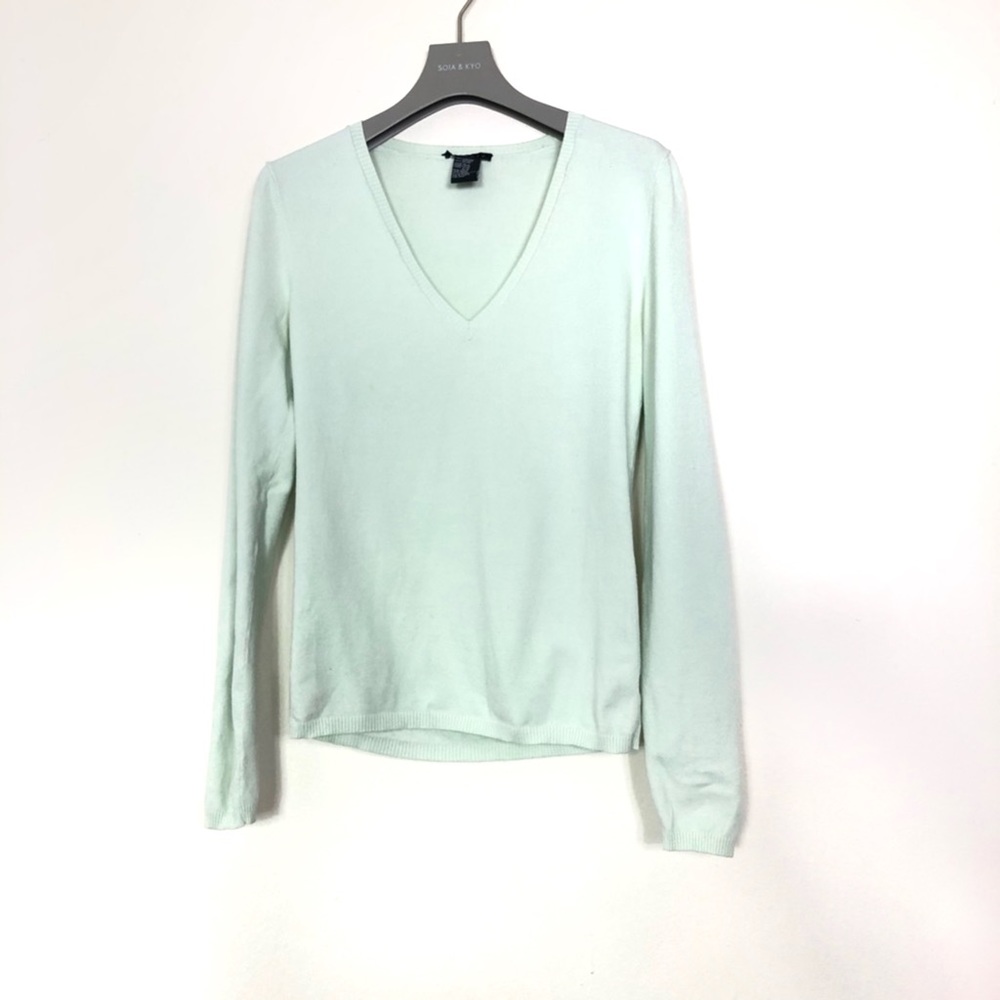 THEORY SWEATER LIGHT GREEN COLOUR SIZE s/p